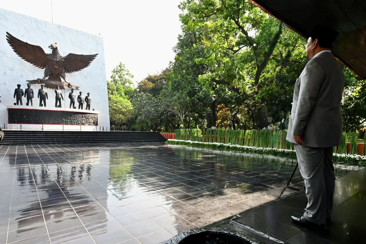 Untuk pertama kalinya, Presiden Prabowo pimpin upacara peringatan Hari Kesaktian Pancasila 2025