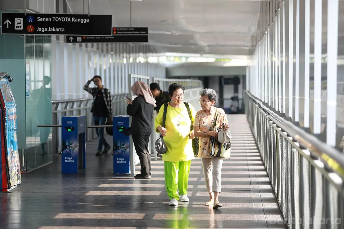 JPO Senen Sentral Kembali Beroperasi, Beri Kemudahan Masyarakat