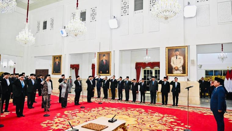 Presiden Prabowo Resmi Lantik 31 Duta Besar Luar Biasa