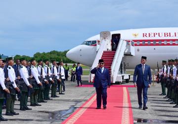 Kunjungan Kenegaraan: Presiden Prabowo Tiba di Brunei Darussalam