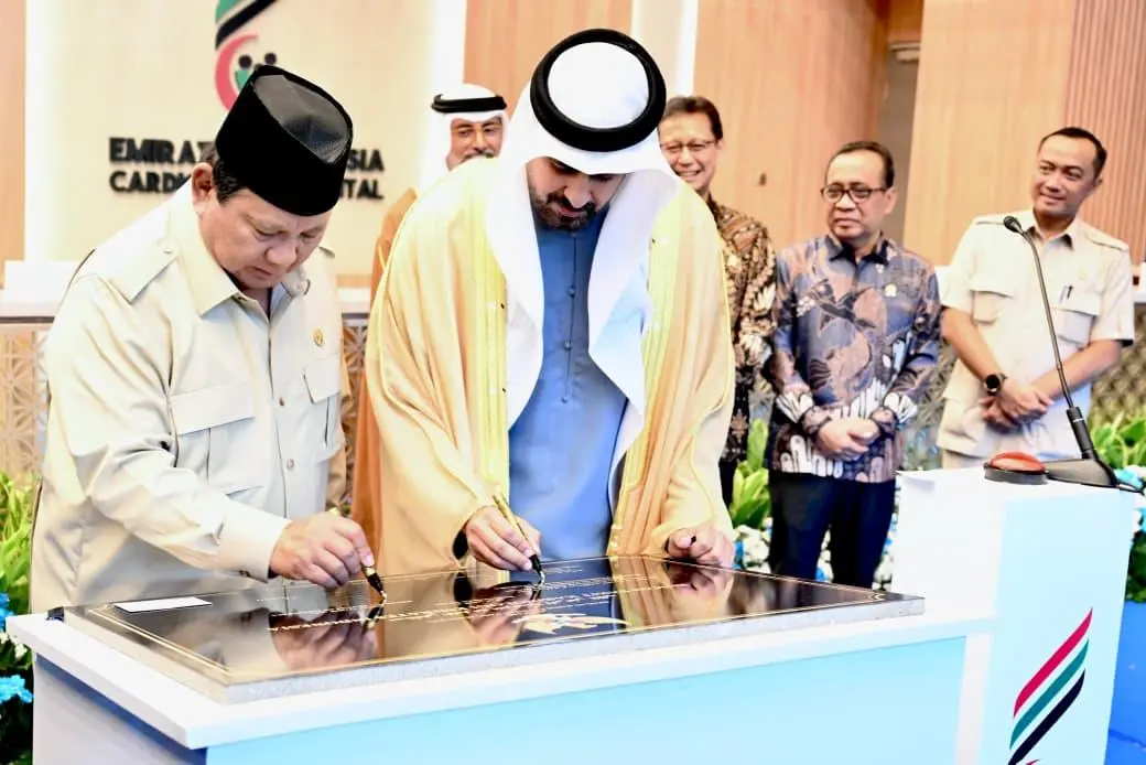 Resmikan RS Kardiologi Emirates–Indonesia, Presiden Prabowo Apresiasi Dukungan PEA bagi Indonesia