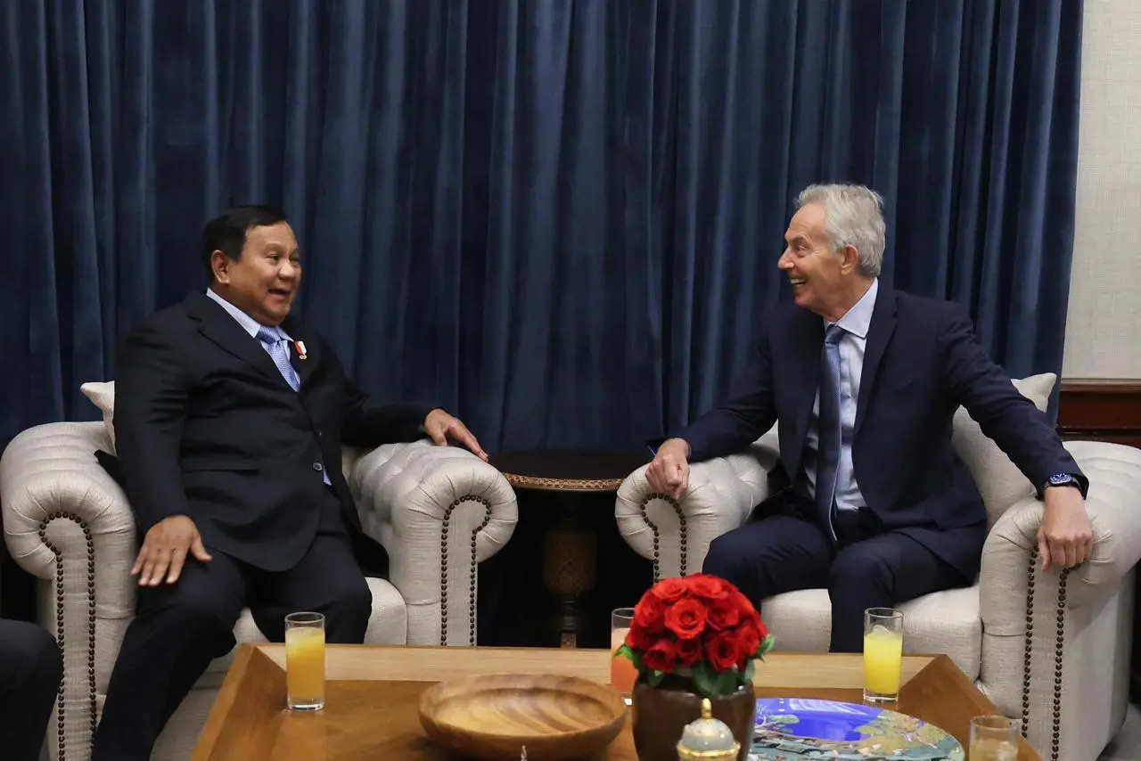 Presiden Prabowo Terima Tony Blair di Kertanegara, Pererat Silaturahmi dan Bahas Perkembangan Strategis Global