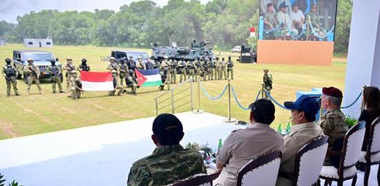 Presiden Prabowo dan Raja Abdullah II Saksikan Demonstrasi Drone Kolaborasi TNI–Angkatan Bersenjata Yordania