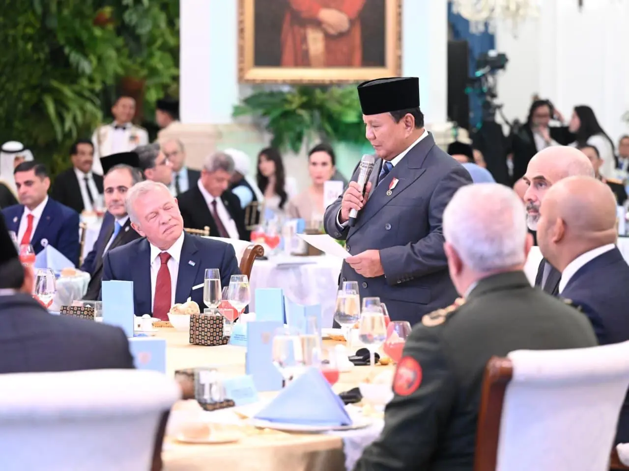 Indonesia–Yordania Pererat Hubungan Strategis Lewat Jamuan Kenegaraan di Istana Negara Jakarta