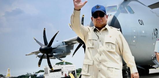 Presiden Prabowo Serahkan Airbus A400M untuk Perkuat Kekuatan Angkatan Udara Indonesia