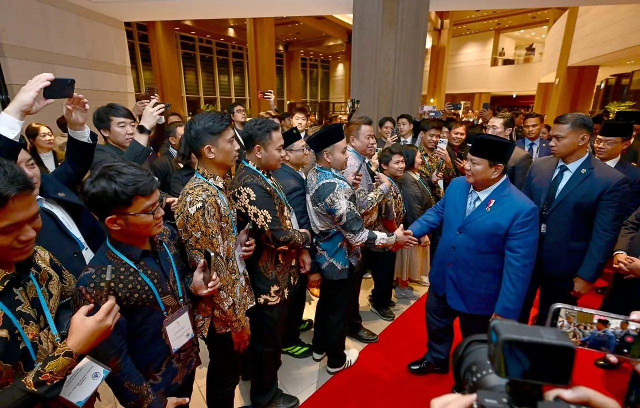 Hangatnya Sambutan Diaspora Indonesia untuk Presiden Prabowo di Gyeongju