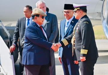 Presiden Prabowo Tiba di Brussel, Lanjutkan Lawatan ke Kawasan Eropa