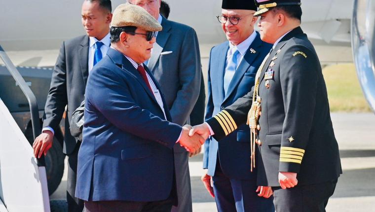 Presiden Prabowo Tiba di Brussel, Lanjutkan Lawatan ke Kawasan Eropa