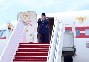 Usai Kunjungan ke Brunei Darussalam, Presiden Prabowo Pulang Tanah Air