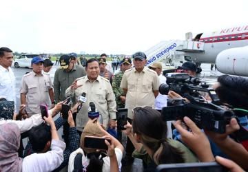 Presiden Prabowo Jamin Penanggulangan dan Pemulihan Bencana Terkendali