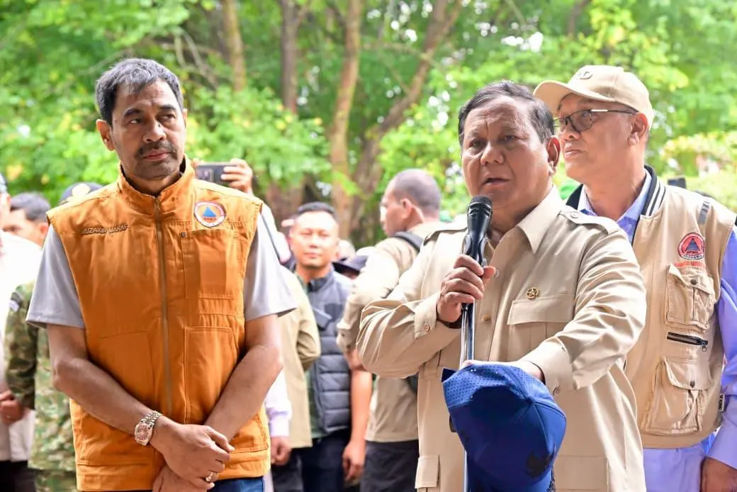 Presiden Prabowo Lanjutkan Kunjungan Peninjauan Ke Lokasi Bencana Bener Meriah