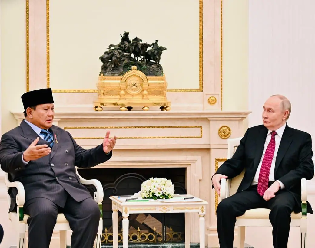 Presiden Putin Tegaskan Kesiapan Pererat Kerja Sama Strategis Indonesia Rusia di Kremlin