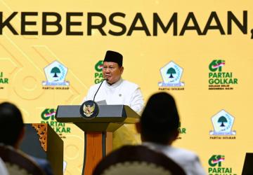 Presiden Prabowo Tekankan Persatuan dan Pelayanan Masyarakat di HUT Golkar