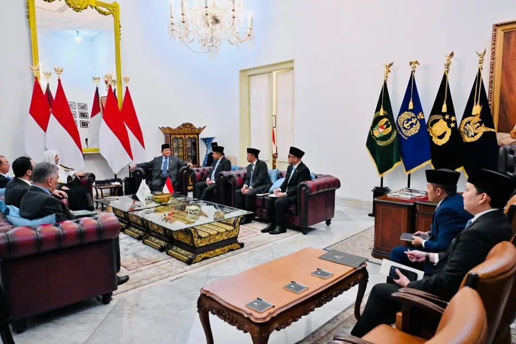 Audiensi Presiden Prabowo Dengan Sekjen Liga Muslim Dunia