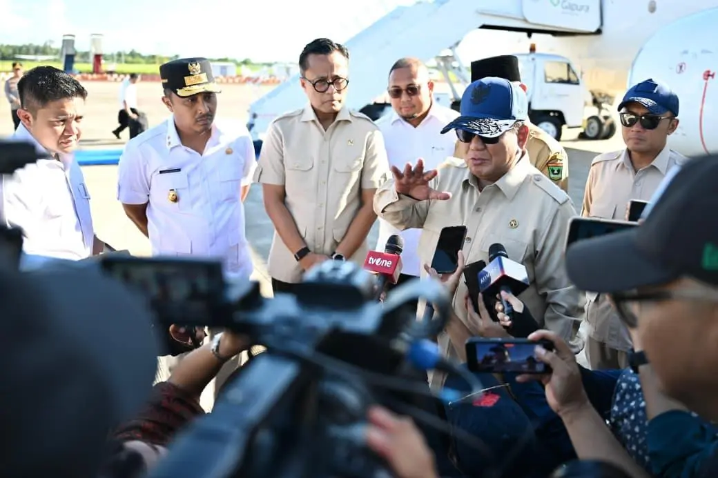 Presiden Prabowo Tegaskan Kehadiran Negara Pada Korban Bencana Setelah Tuntaskan Kunjungan