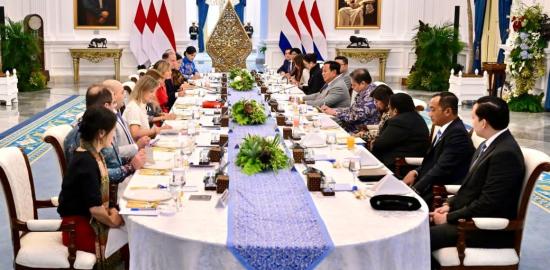 Presiden Prabowo dan Ratu Máxima Diskusikan Inklusi dan Kesehatan Keuangan