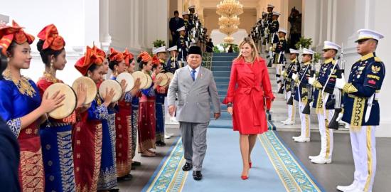 Kunjungan Ratu Máxima Diterima Presiden Prabowo di Istana Merdeka