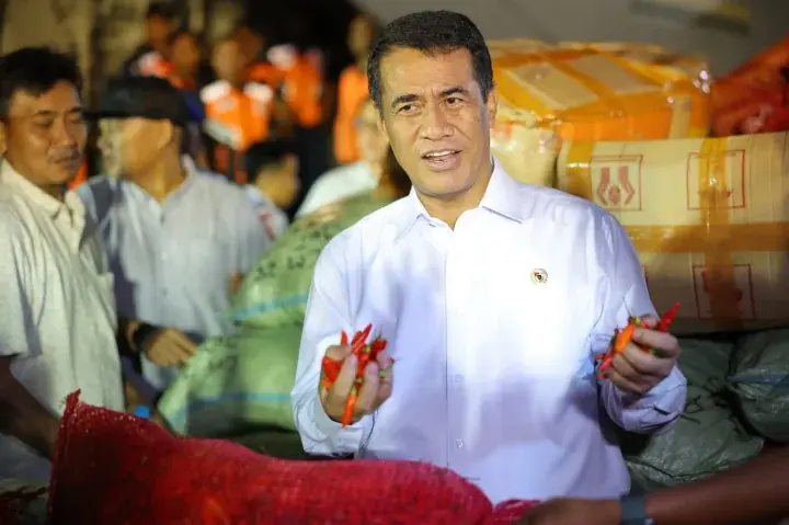 Mentan Amran Serap 40 Ton Cabai dari Petani Aceh, Dikirim ke Jakarta dengan Pesawat Hercules