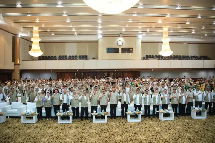 Dihadapan Anggota HKTI, Mentan Amran Tegaskan Dua Pekan Lalu Pecat Pegawai Pelaku Pungli Bantuan Pertanian