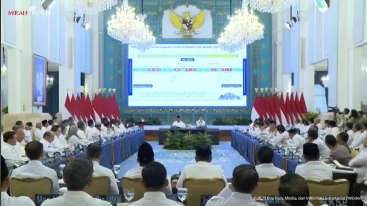 Paparan Penanganan Bencana Mentan Amran Raup Apresiasi Presiden dan Kabinet