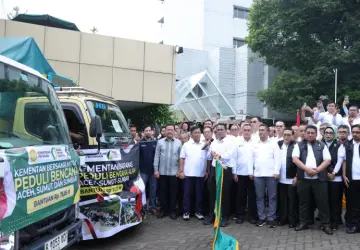 Mentan Amran Pastikan Bantuan Cepat Tersalurkan Lewat Armada Laut dan Udara