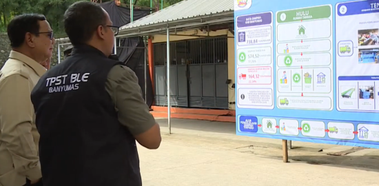 Presiden Prabowo Tinjau TPST BLE Banyumas, Dorong Pengelolaan Sampah Terpadu dan Ekonomi Sirkular Nasional