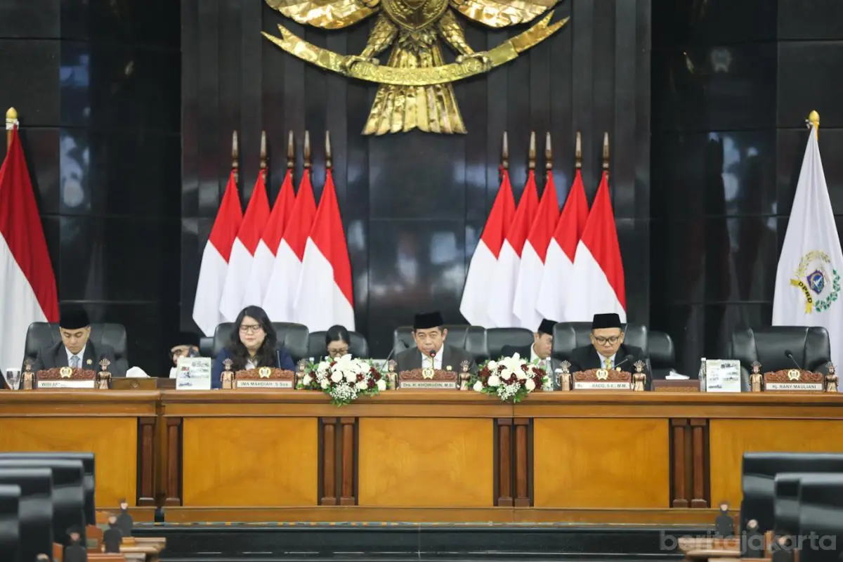 DPRD DKI Jakarta Gelar Rapat Paripurna Penyampaian LKPJ Gubernur 2025