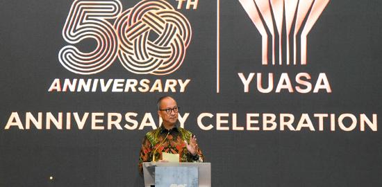 50 Tahun Yuasa Battery, Menperin Apresiasi Komitmen Bangun Industri Otomotif Nasional