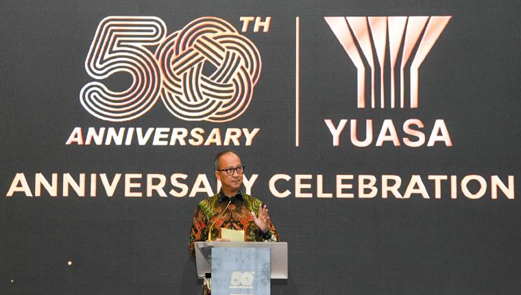 50 Tahun Yuasa Battery, Menperin Apresiasi Komitmen Bangun Industri Otomotif Nasional