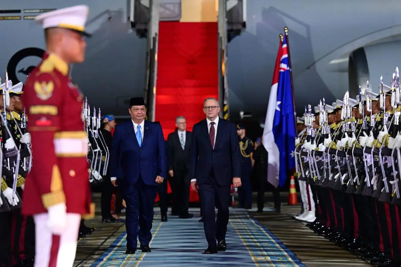 PM Albanese Tiba, Tandai Kunjungan Resmi Tiga Hari di Indonesia