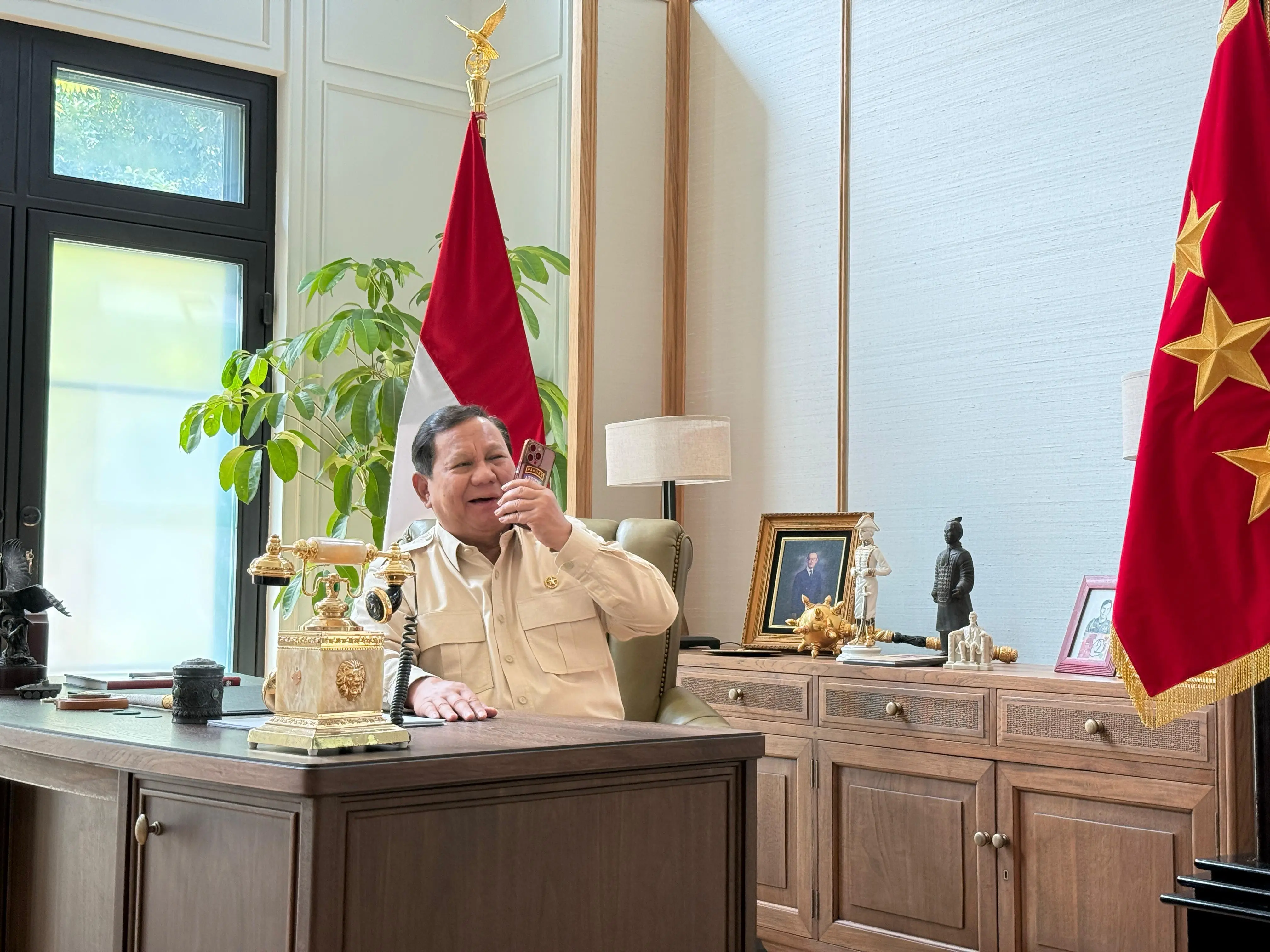 Presiden Prabowo Sampaikan Ucapan Selamat kepada PM Australia Anthony Albanese