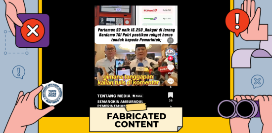 [SALAH] Prabowo Melarang Demo Kenaikan Harga BBM