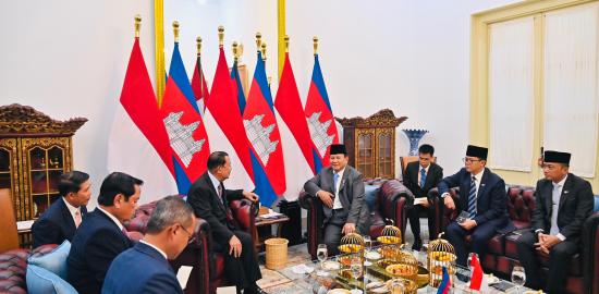 Presiden Prabowo dan Presiden Senat Kamboja Tegaskan Komitmen Bersama dalam Menjaga Perdamaian dan Stabilitas Kawasan