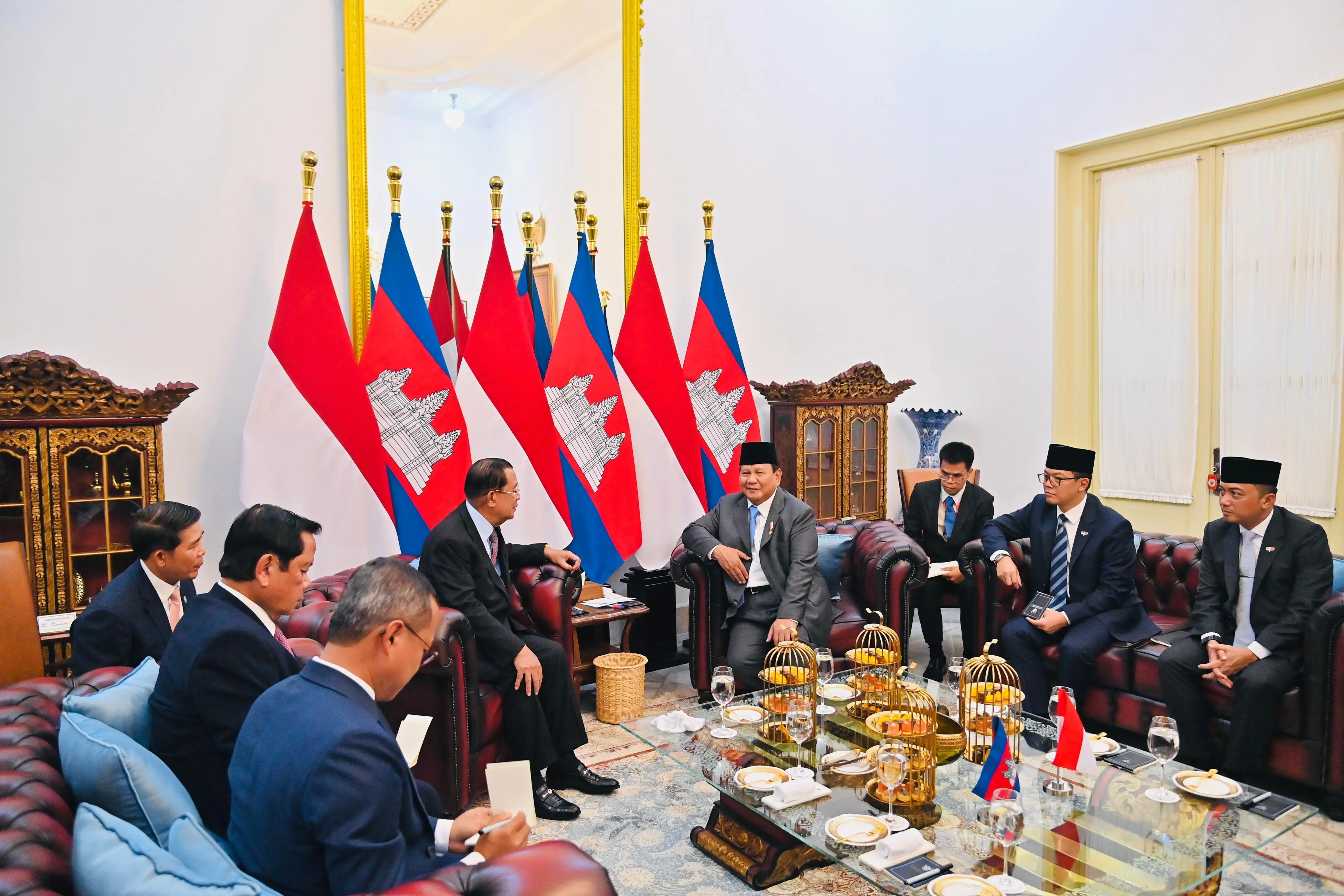 Presiden Prabowo dan Presiden Senat Kamboja Tegaskan Komitmen Bersama dalam Menjaga Perdamaian dan Stabilitas Kawasan