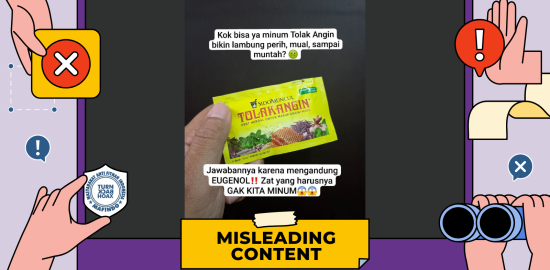 [SALAH] Tolak Angin Mengandung Bahan Kimia yang Dapat Merusak Lambung