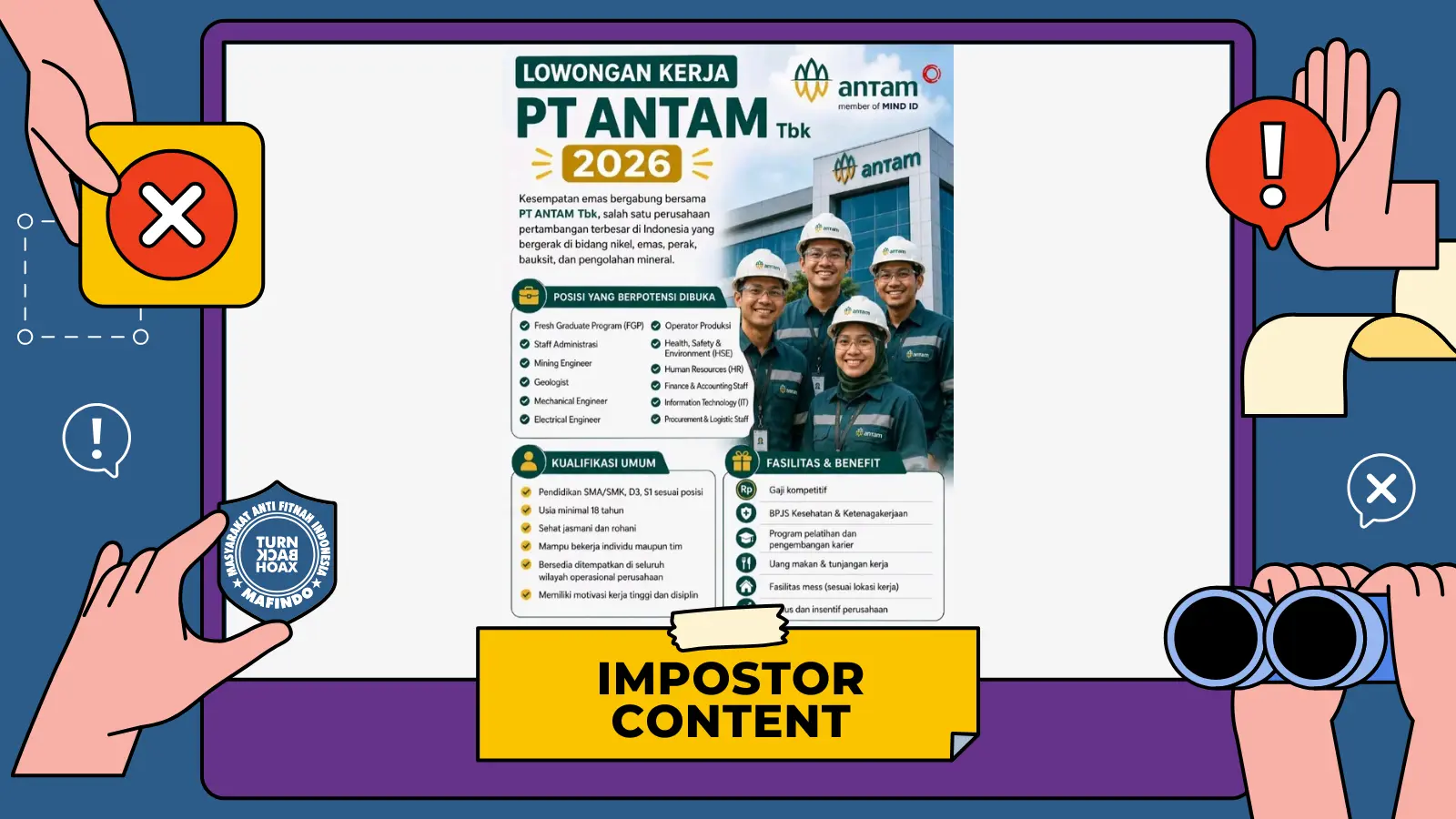 [PENIPUAN] Tautan Lowongan Kerja Antam