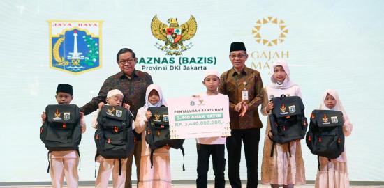 Pemprov DKI dan Baznas Santuni 3.440 Anak Yatim Lewat Program Belanja Bersama