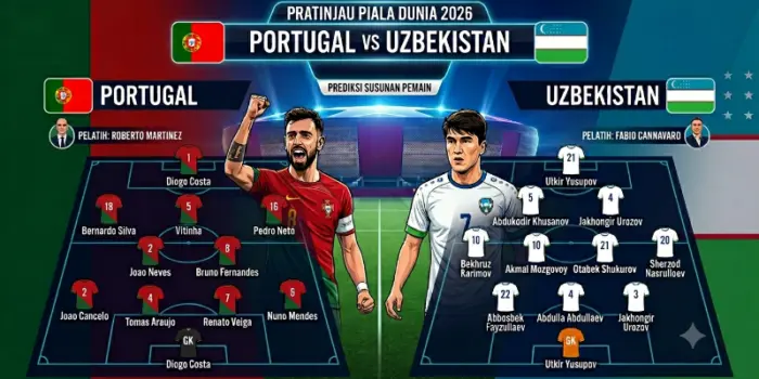Prediksi Portugal Vs Uzbekistan, Misi Wajib Menang Selecao dan Kebangkitan Cristiano Ronaldo