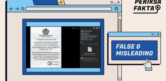 [SALAH] Hoaks Pendaftaran Bansos dari Kemenkeu Cair Mulai Februari 2026