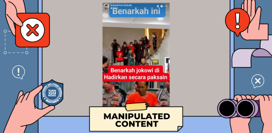 [SALAH] Jokowi Dijemput Paksa Hadiri Sidang Ijazah Palsu