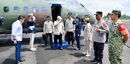 Presiden Prabowo Tiba di Jawa Tengah, Tinjau Pengelolaan Sampah hingga Proyek Hilirisasi
