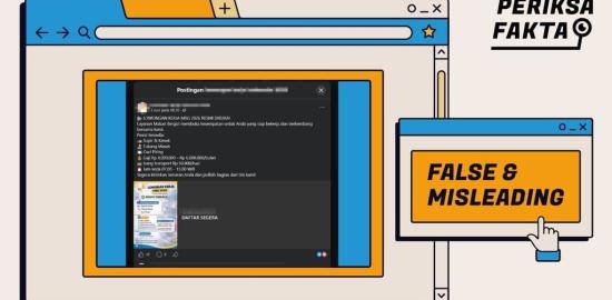 [SALAH] Hoaks, Tautan Pendaftaran Lowongan Kerja MBG 2026