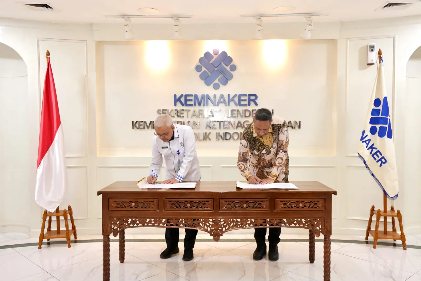 Kemnaker - BPD HIPMI Jaya Teken Kesepahaman Bersama untuk Tingkatkan Keterampilan Tenaga Kerja
