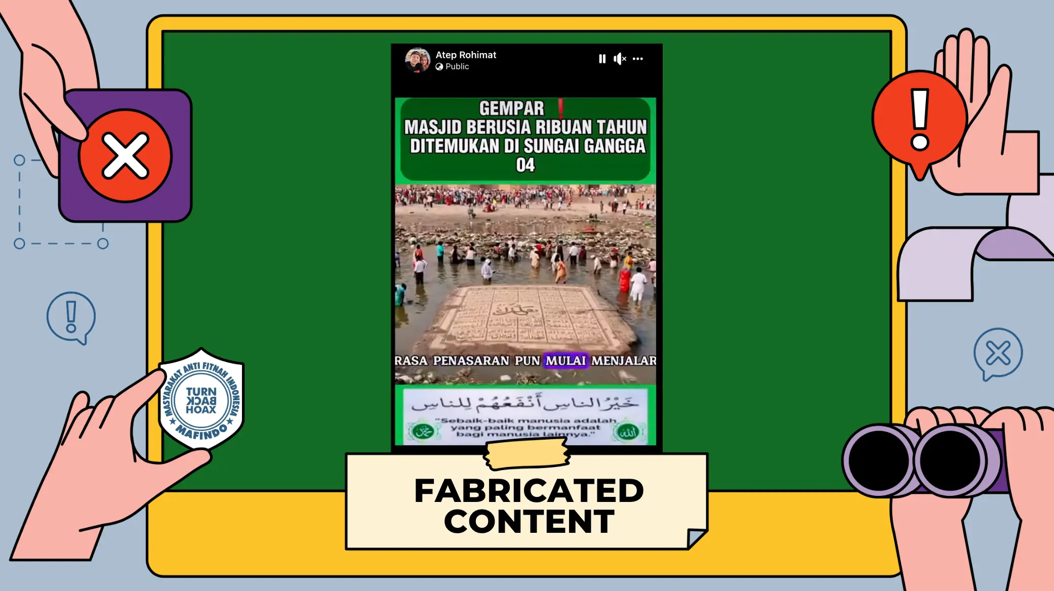 [SALAH] Penemuan Masjid Ribuan Tahun di Sungai Gangga