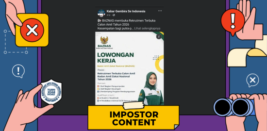 [PENIPUAN] Tautan Pendaftaran Lowongan BAZNAS 2026