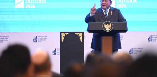 Presiden Prabowo Hadiri Indonesia Economic Outlook 2026, Siapkan Strategi Kebijakan Ekonomi Nasional