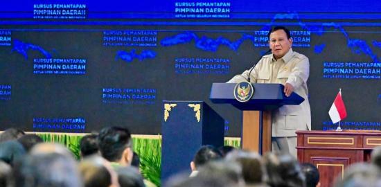 Presiden Prabowo Sampaikan Pengarahan pada Ketua DPRD Seluruh Indonesia