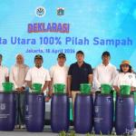 Deklarasi Gerakan 100 Persen Pilah Sampah di Jakarta Utara