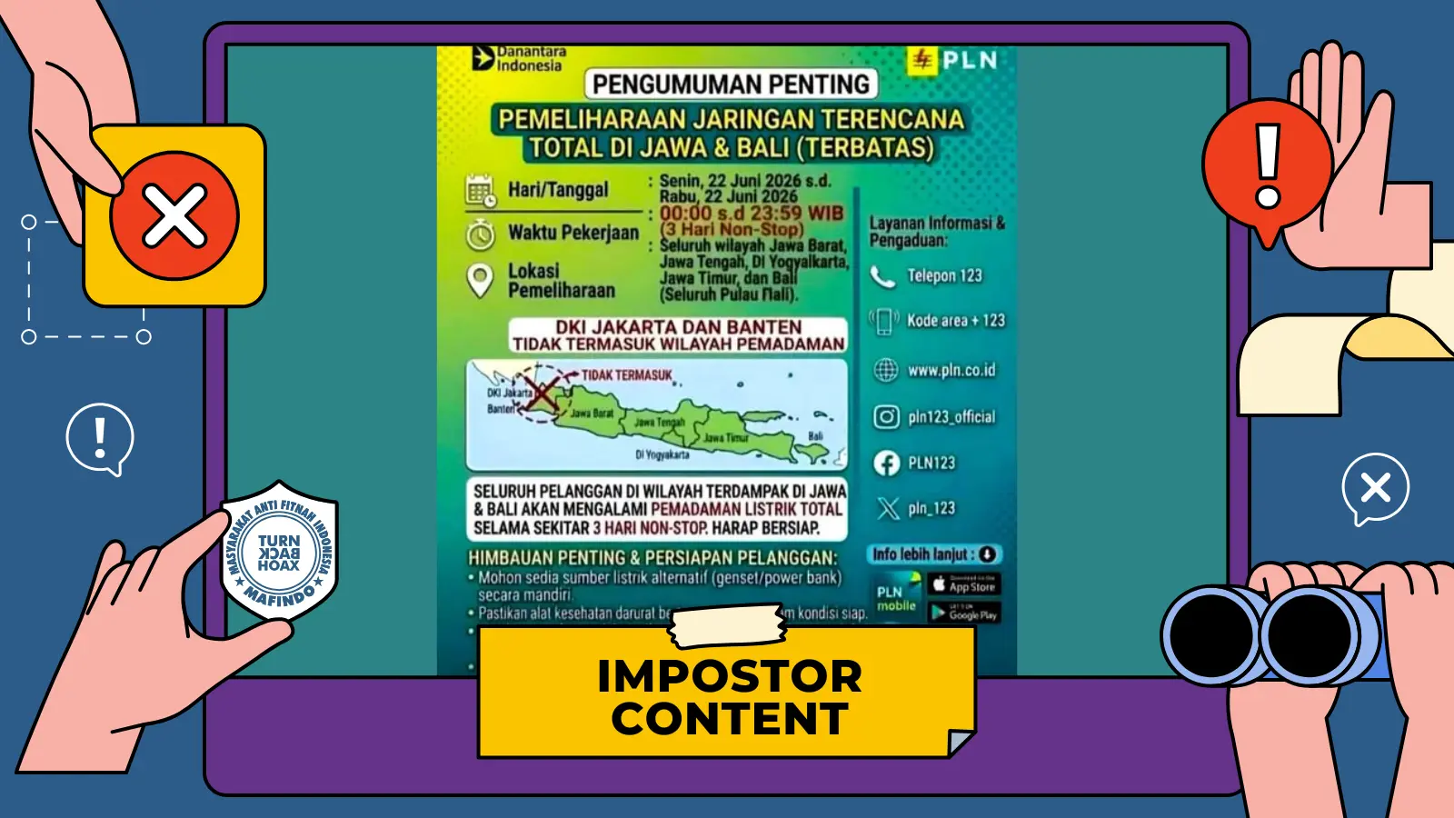 [SALAH] Bakal Ada Pemadaman Listrik Total di Jawa dan Bali