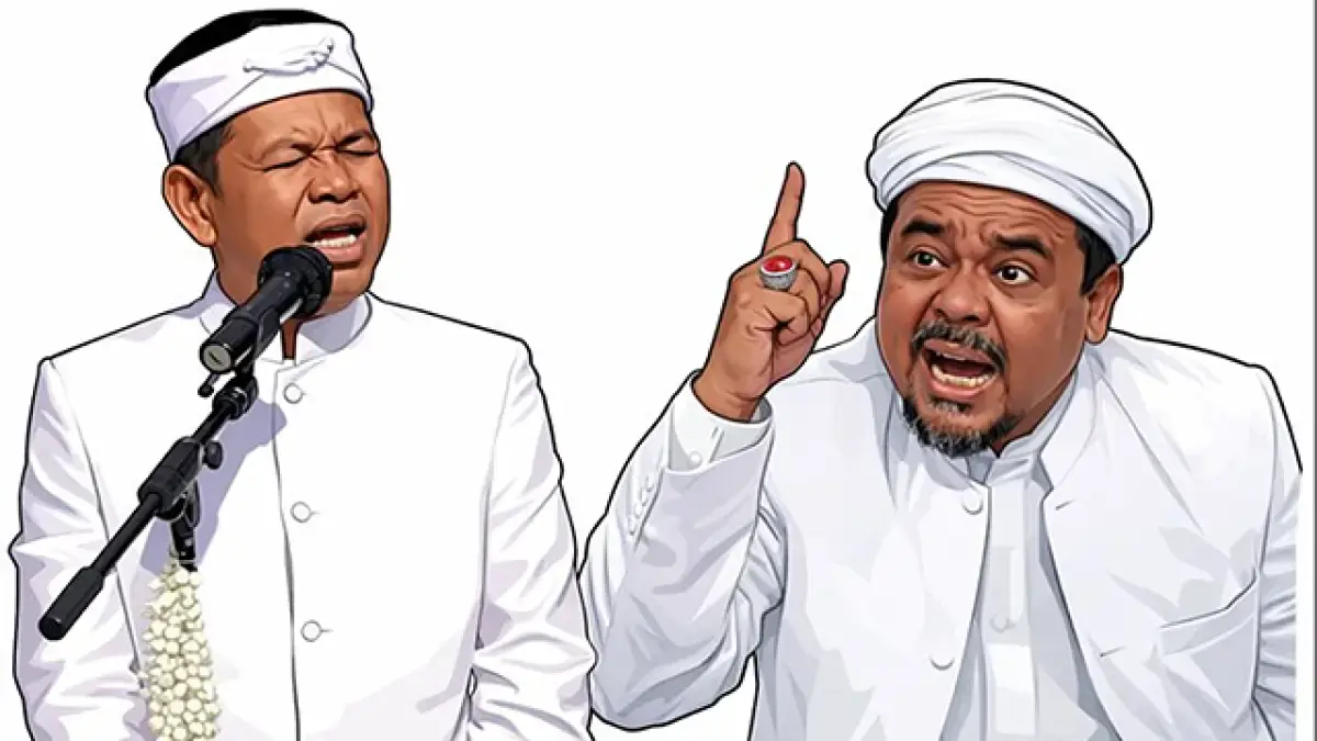 [SALAH] Cek Fakta: Klaim Habib Rizieq Ajak Perang KDM Pakai Golok